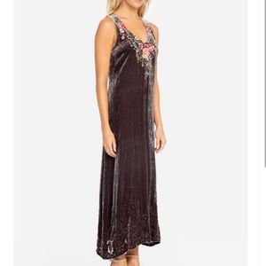 Johnny Was Britton Velvet Maxi Dress NWT